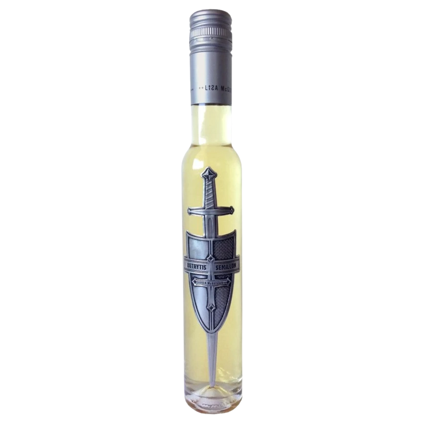 A bottle of Lisa Mcguigan Botrytis Semillon Platinum 2017 200ml White Wine