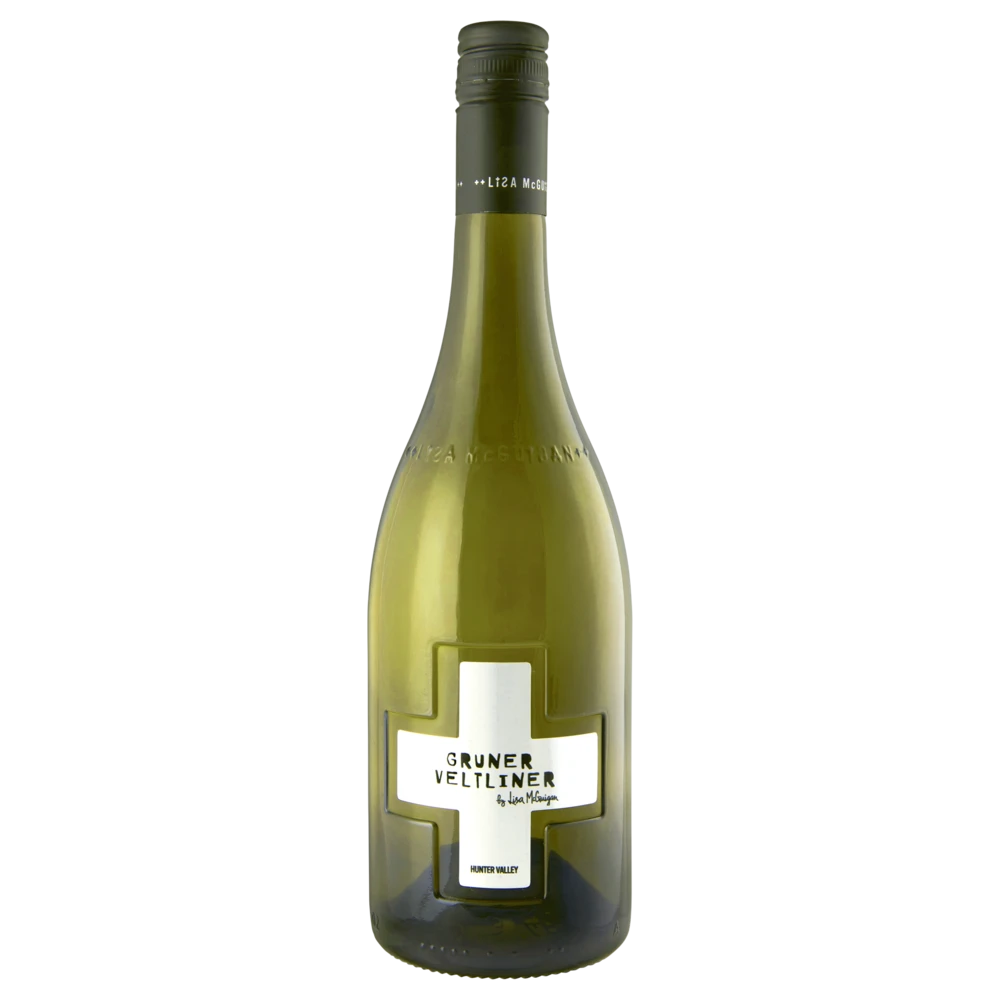 A bottle of Lisa Mcgugian Gruner Veltliner *Platinum* 2019 750ml White Wine