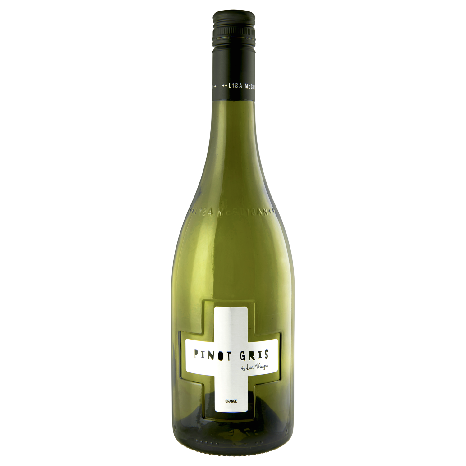 A bottle of 2019 Lisa Mcguigan Pinot Gris Platinum 750ml White Wine
