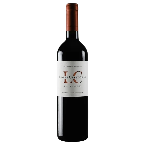 A bottle of 2023 Lopez Cristobal Roble La Linde Ribera del Duero 750ml Sparkling Wine