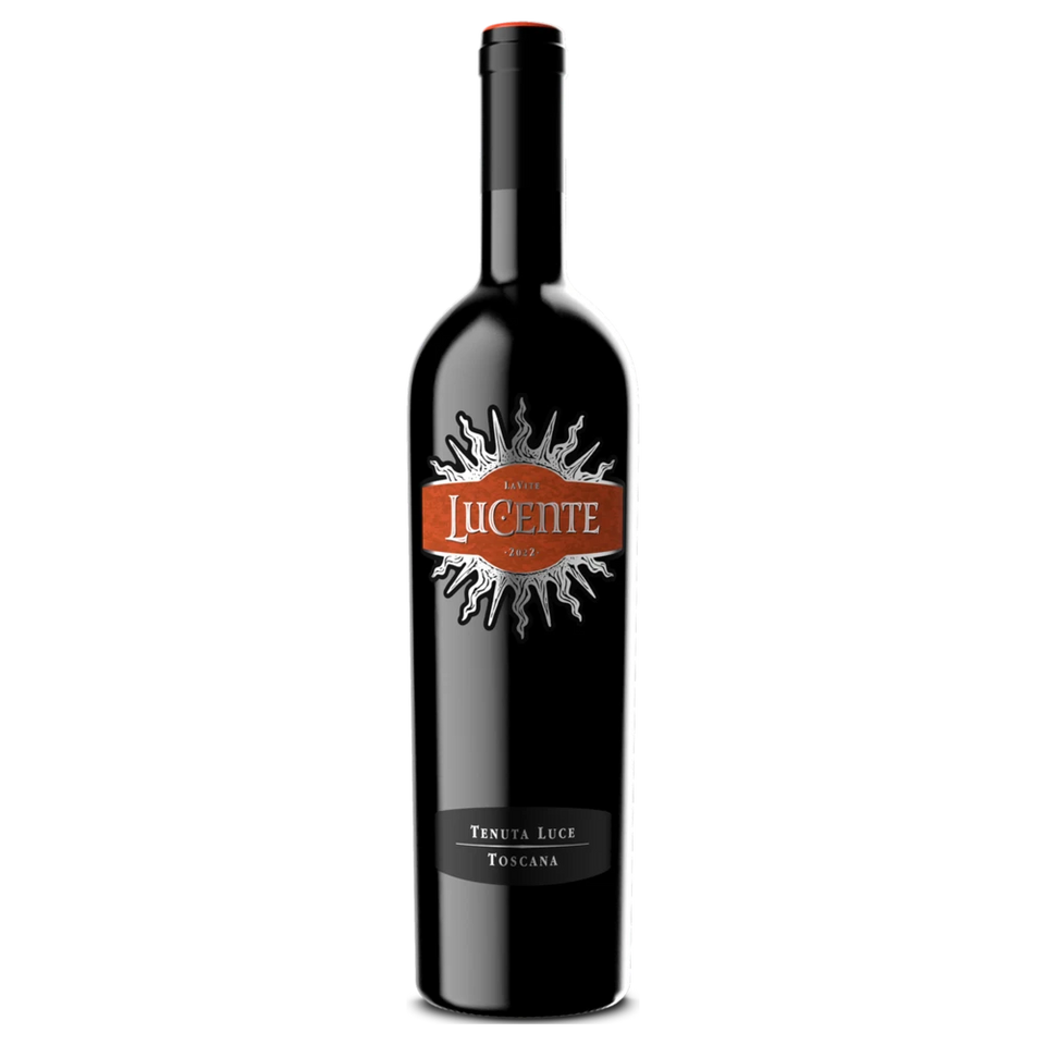 A bottle of 2022 Tenuta Luce 'Lucente' Toscana IGT 750ml Red Wine