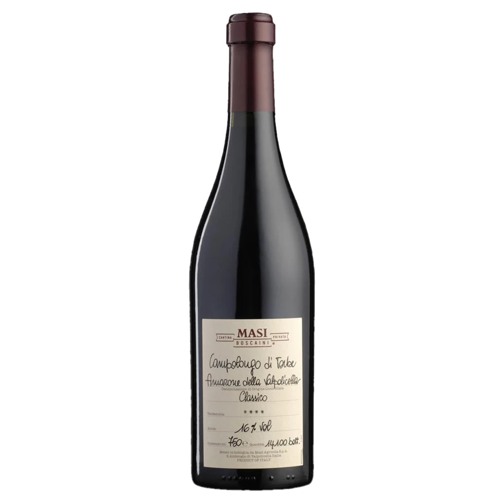 A bottle of 2011 Masi Campolongo Di Torbe Amarone Della Valpolicella Classiso DOC 750ml Red Wine