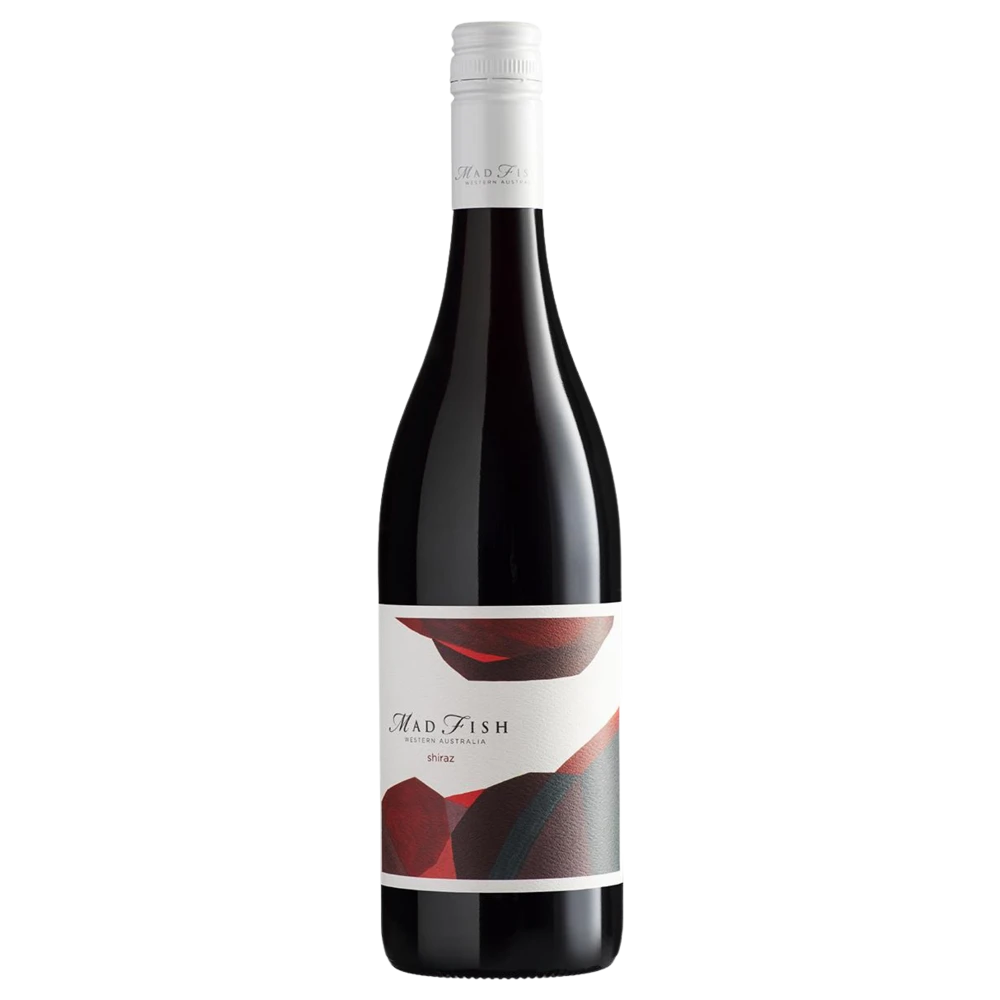 A bottle of 2022 Madfish Shiraz 750ml Red Wine