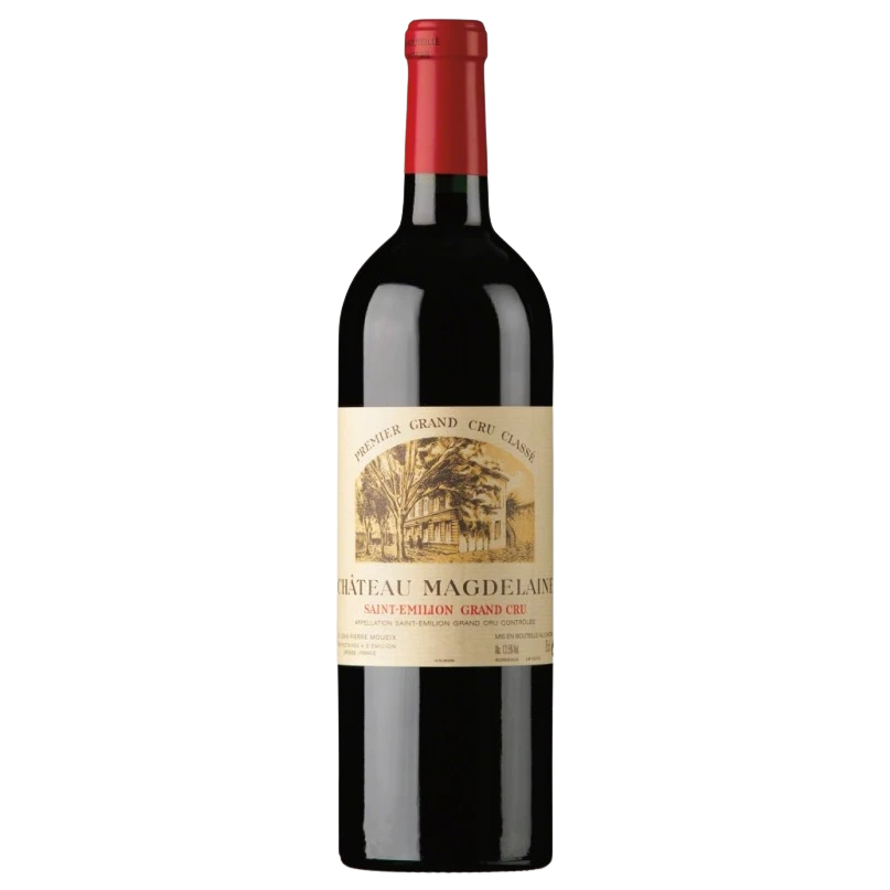 A bottle of 1983 Chateau Magdelaine 1500ml Red Wine