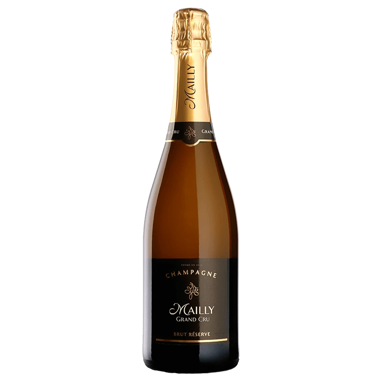 A bottle of NV Mailly Grand Cru Brut Reserve 750ml Sparkling Wine