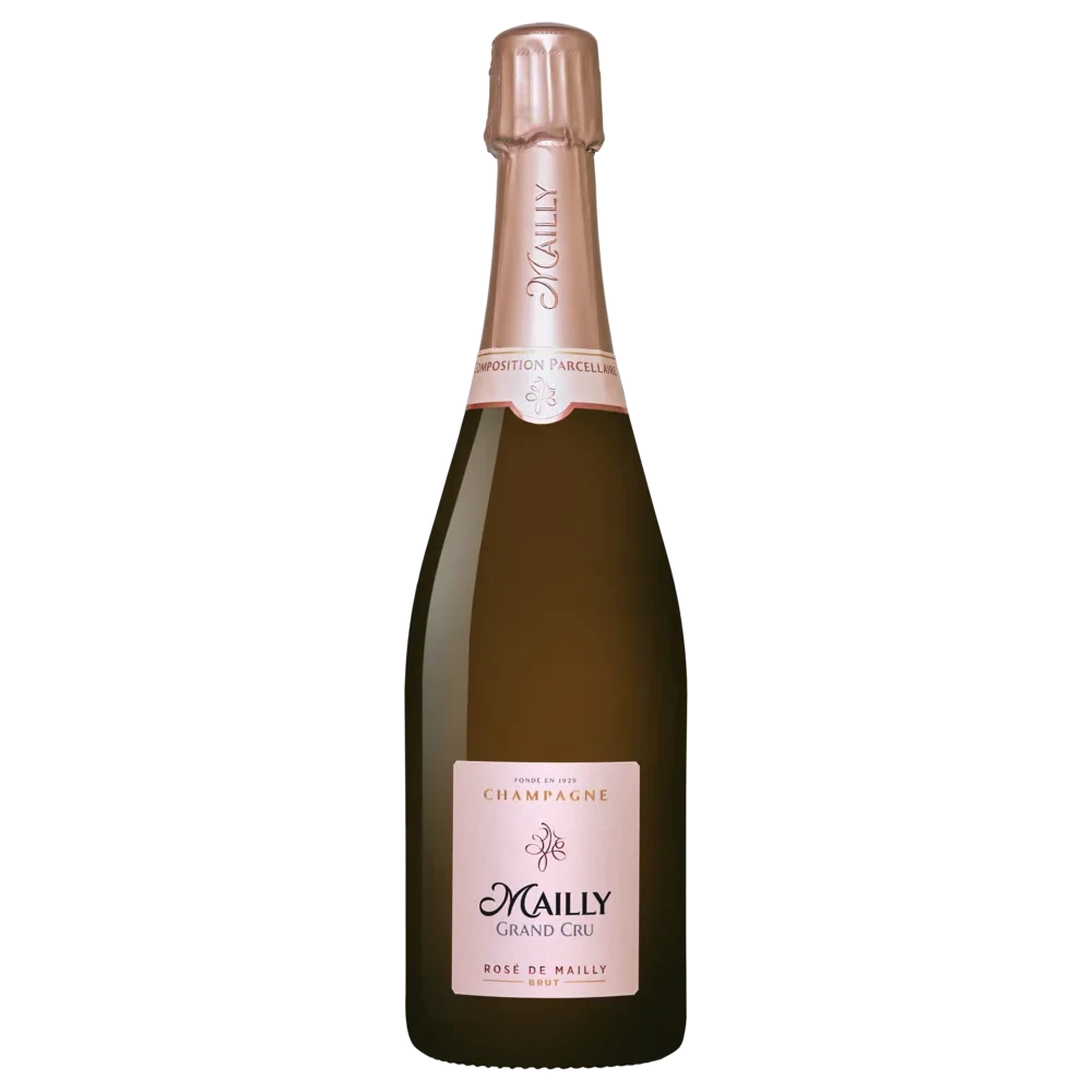 A bottle of NV Mailly Grand Cru Rose de Mailly GB 750ml Sparkling Wine