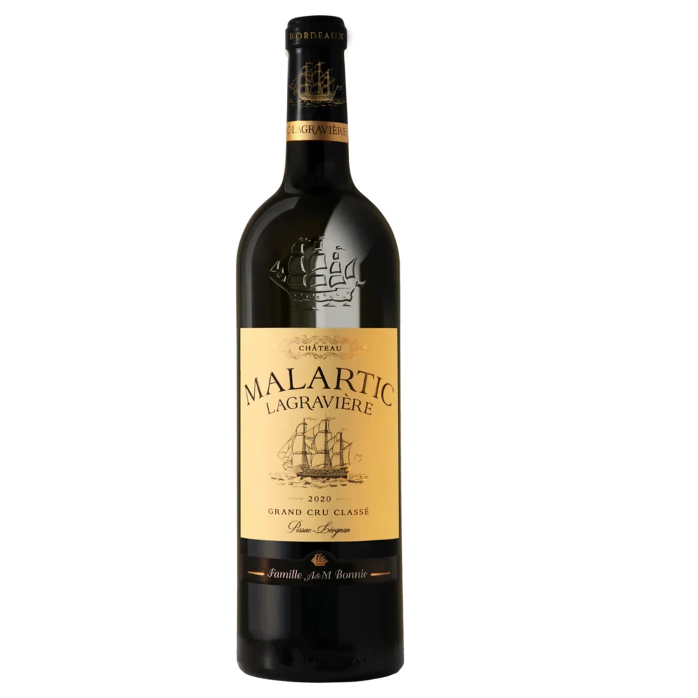 A bottle of 2016 Chateau Malartic Lagraviere 750ml Red Wine