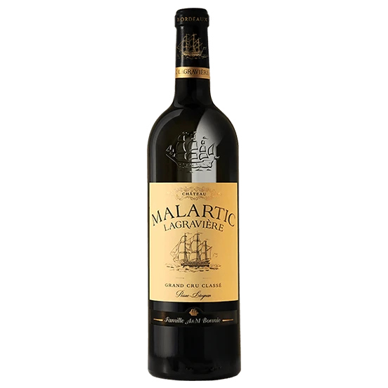 A bottle of 2022 Chateau Malartic Lagraviere 750ml Red Wine