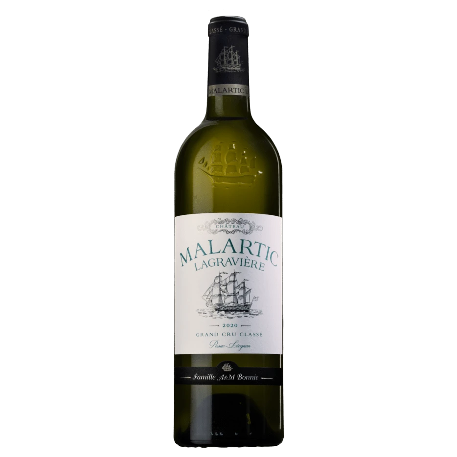 A bottle of 2022 Chateau Malartic Lagraviere White 750ml White Wine