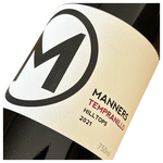 2018 Manners Tempranillo