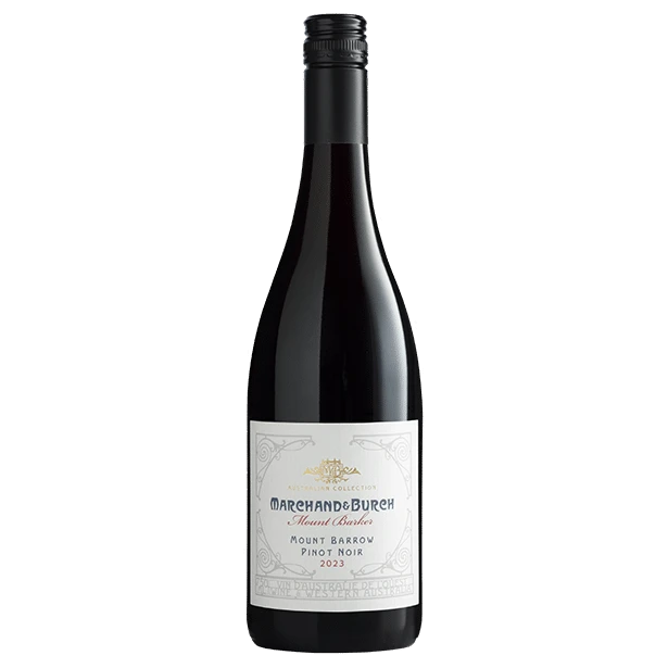 A bottle of 2023 Marchand & Burch Mount Barrow Pinot Noir 750ml Red Wine