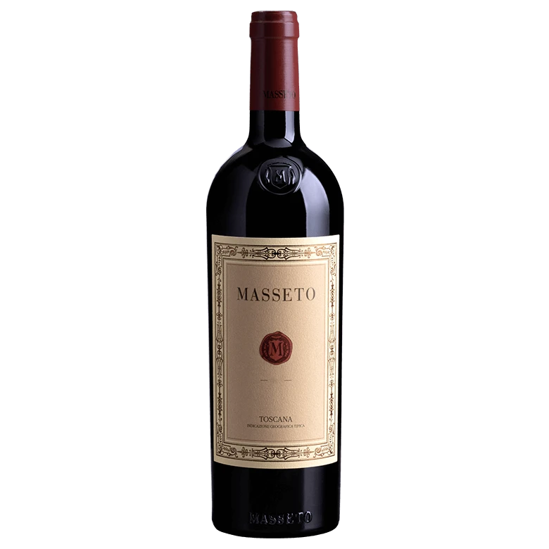 A bottle of 2020 Masseto 750ml Red Wine