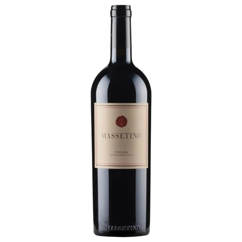 A bottle of 2021 Masseto 750ml Red Wine
