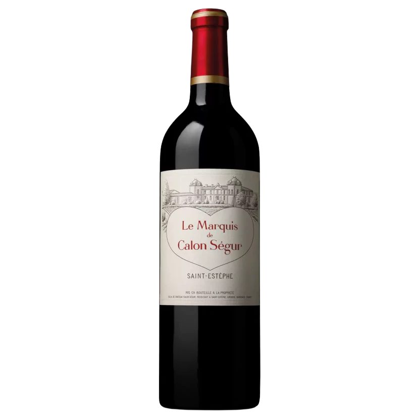 A bottle of 2022 Le Marquis De Calon Segur 375ml Red Wine
