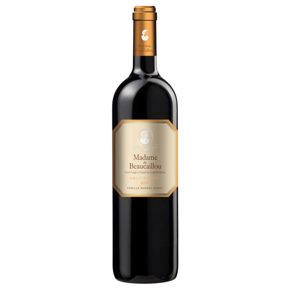 A bottle of 2019 Madame De Beaucaillou 375ml Red Wine