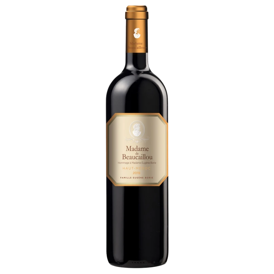 A bottle of 2019 Madame De Beaucaillou 375ml Red Wine