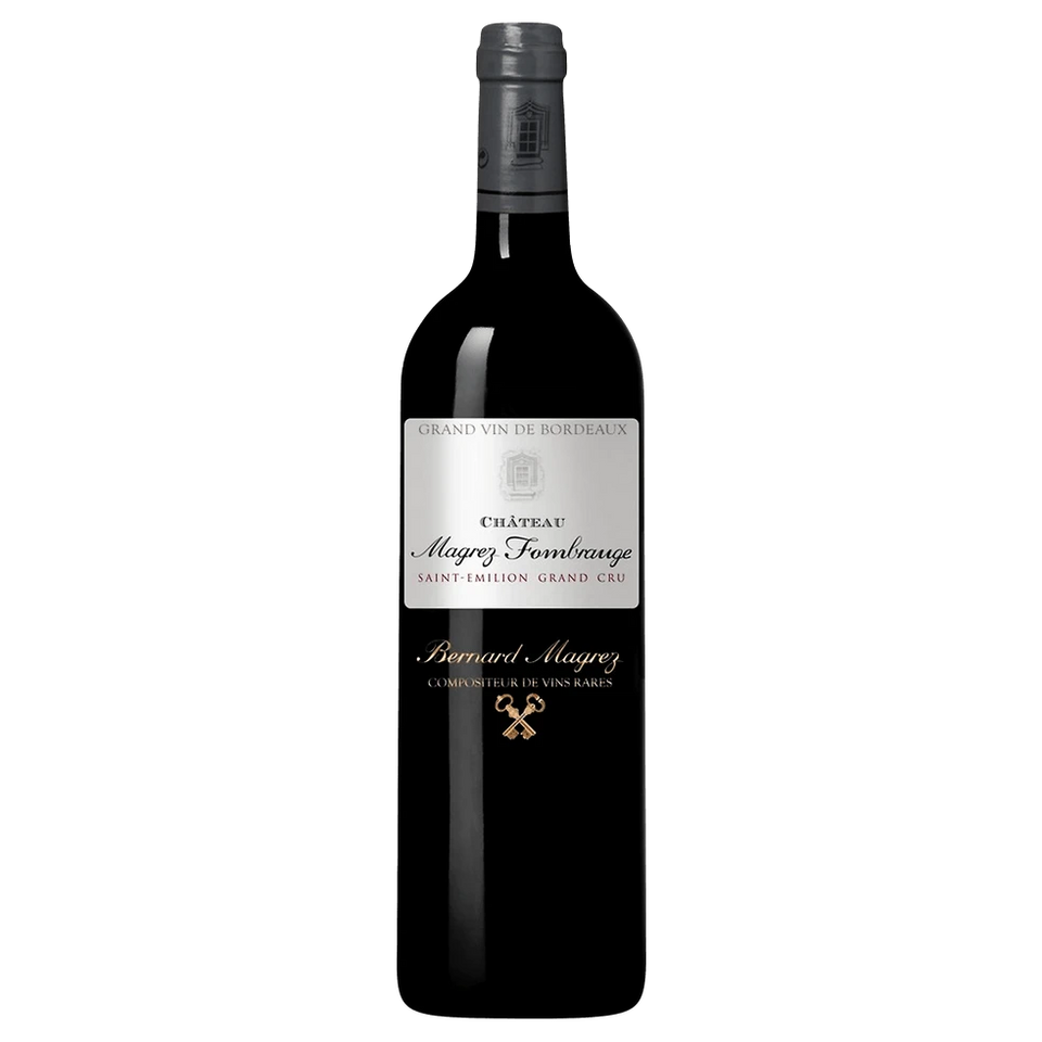 A bottle of 2014 Chateau Magrez Fombrauge 750ml Red Wine