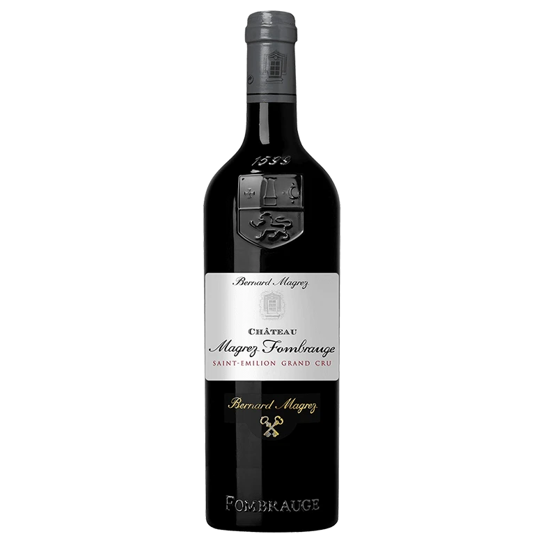 A bottle of 2018 Chateau Magrez Fombrauge 750ml Red Wine