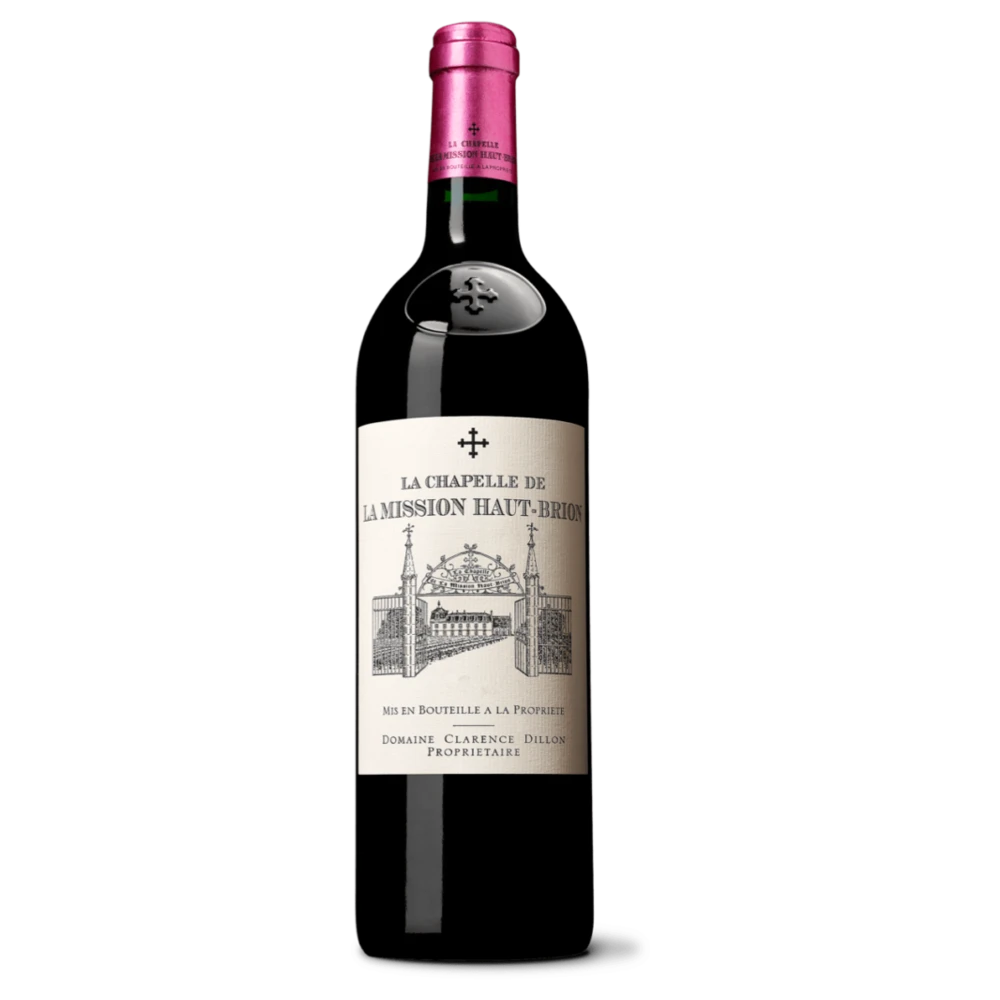 A bottle of 2020 Chateau La Mission Haut Brion 6000ml Red Wine