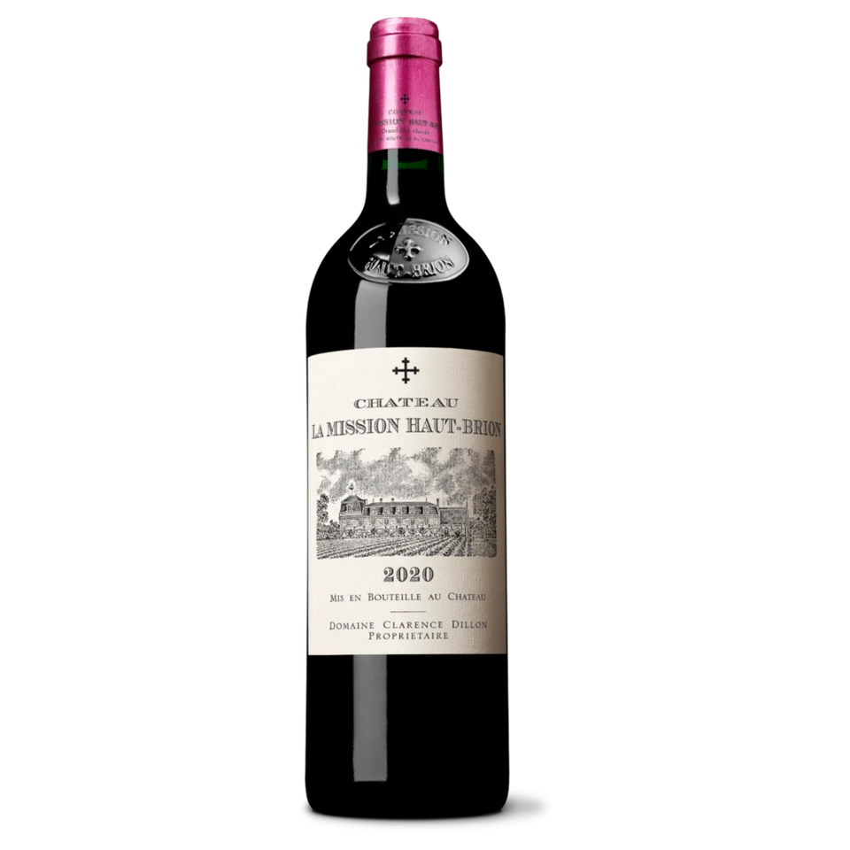 A bottle of 2020 Chateau La Mission Haut Brion 6000ml Red Wine