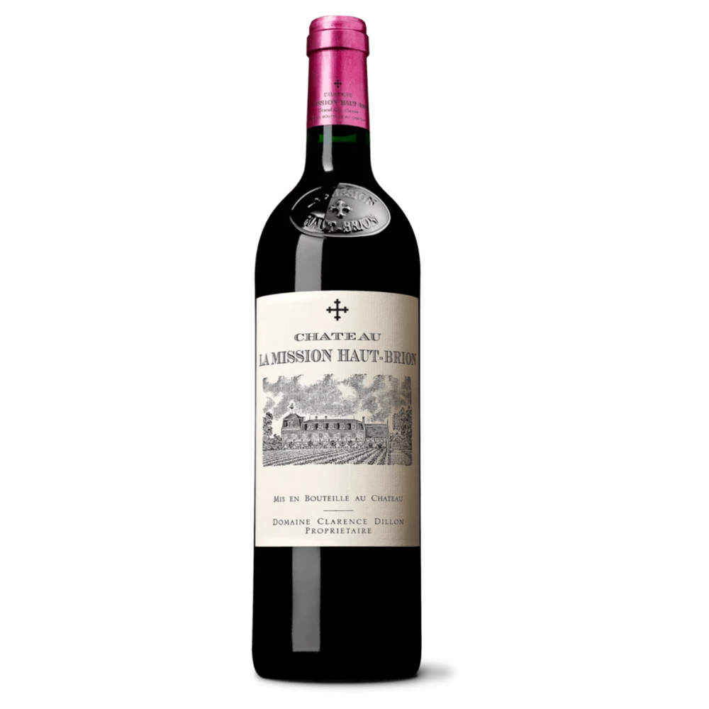 A bottle of 2022 Chateau La Mission Haut Brion 3000ml Red Wine