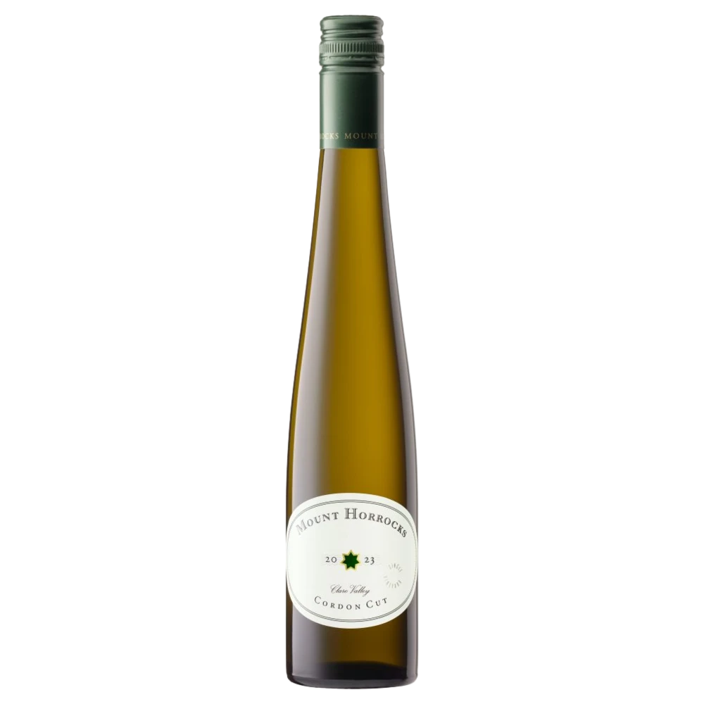 A bottle of 2024 Mount Horrocks Cordon Cut Riesling 375ml White Wine