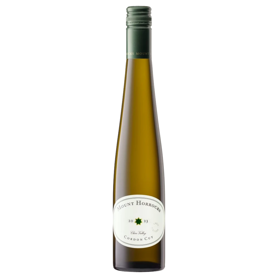 A bottle of 2024 Mount Horrocks Cordon Cut Riesling 375ml White Wine