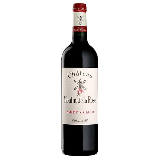 A bottle of 2018 Chateau Moulin De La Rose 750ml Red Wine