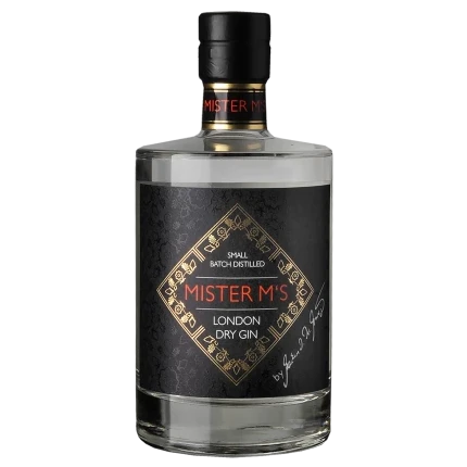 A bottle of Mister M's London Dry Gin (Double Gold & Spirit of the year 2020) 500ml