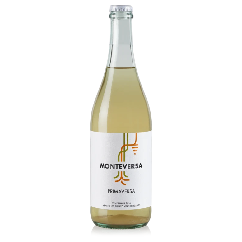 A bottle of Primaversa Moscato Bianco IGT Pet Nat 2019 750ml White Wine