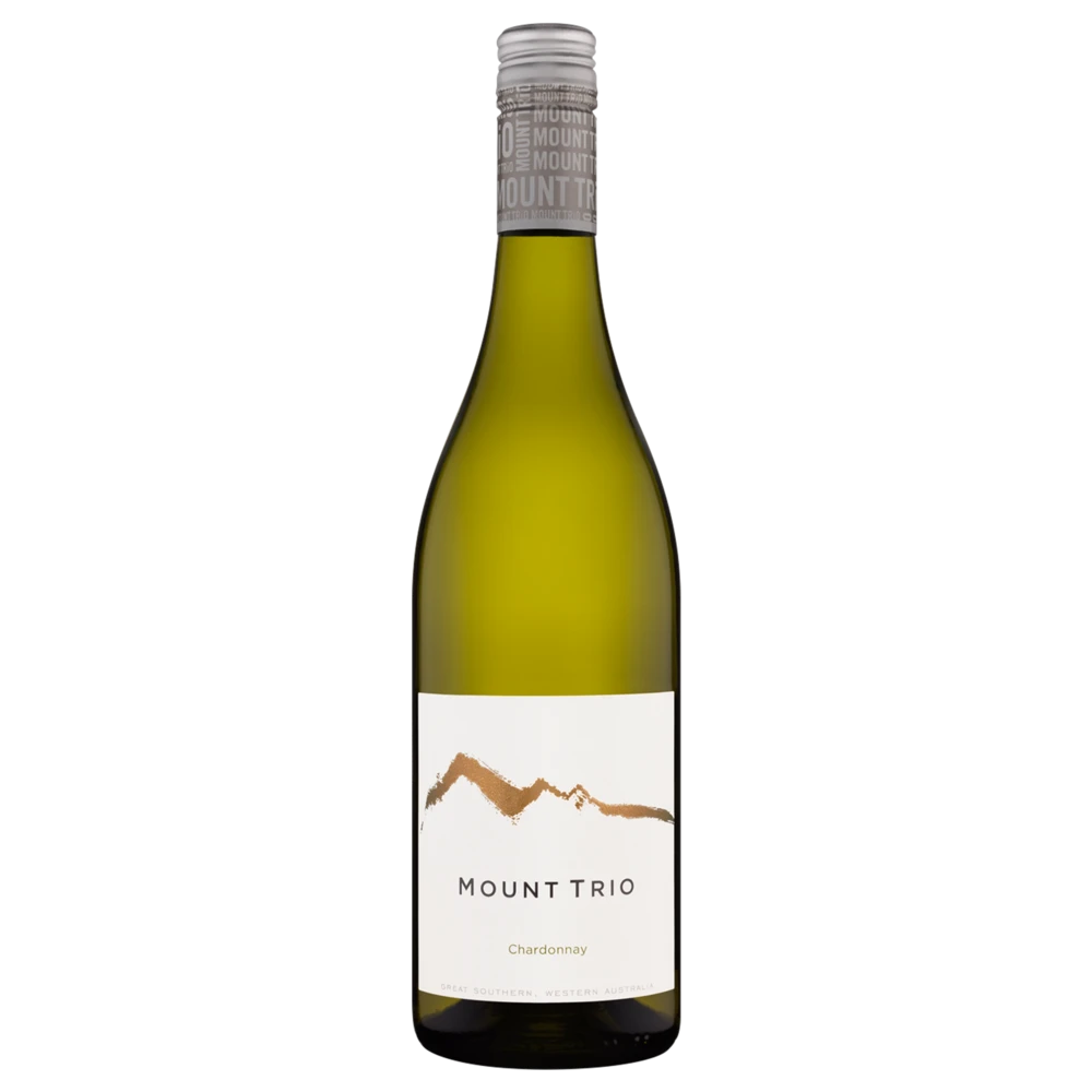 A bottle of Mount Trio "Regional" Chardonnay 2023 750ml White Wine