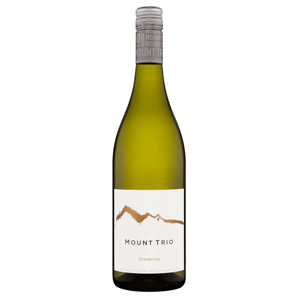 A bottle of Mount Trio "Regional" Chardonnay 2023 750ml White Wine