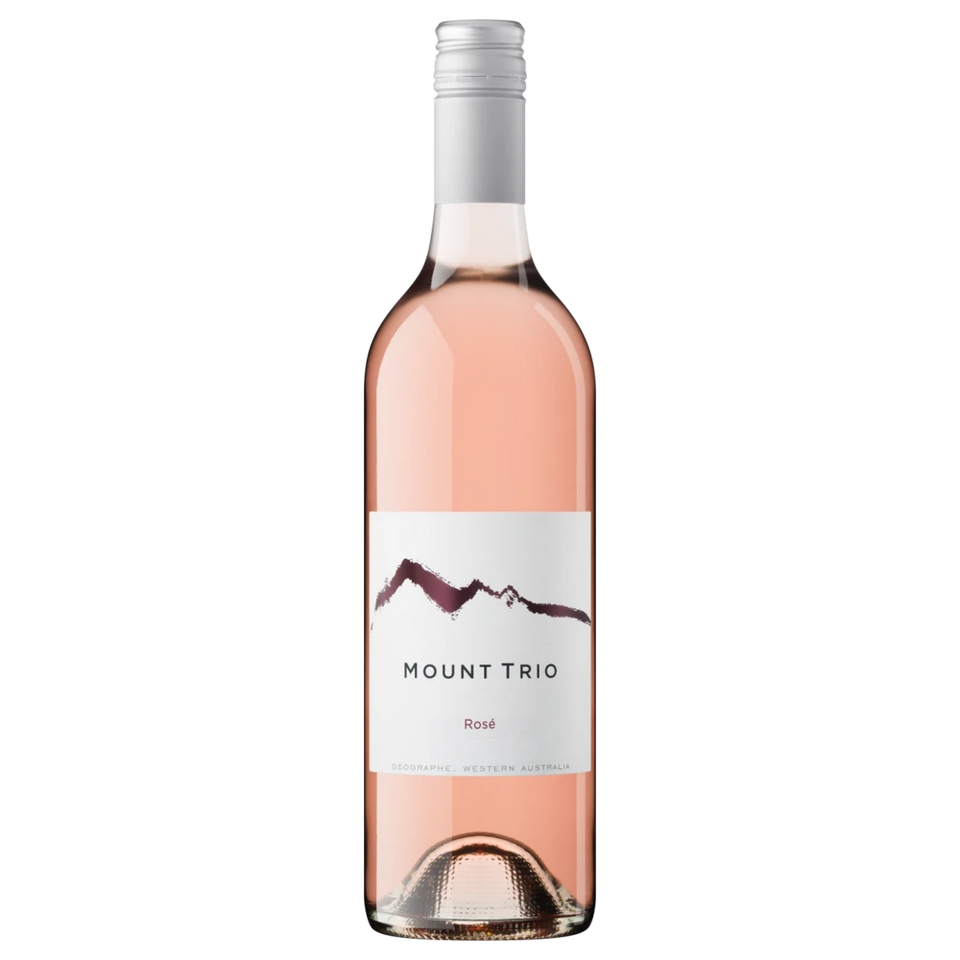 A bottle of Mount Trio Sangiovese Rose 2023 750ml Rose Wine
