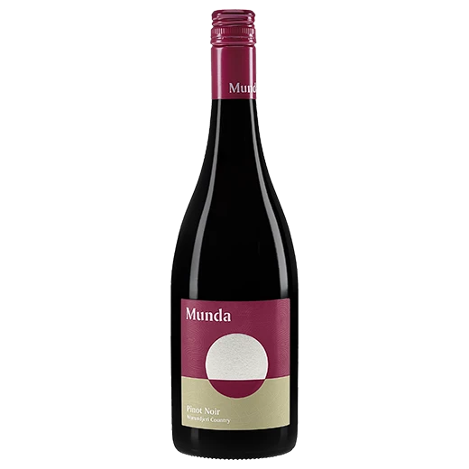 A bottle of 2023 Munda Wurundjeri Country Pinot Noir (Yarra Valley) 750ml Red Wine