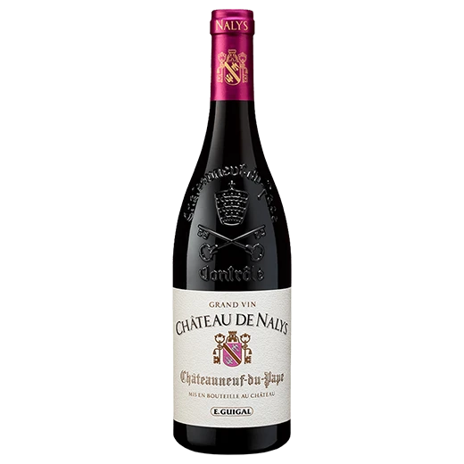 A bottle of 2020 Château de Nalys Châteauneuf du Pape Rouge 750ml Red Wine