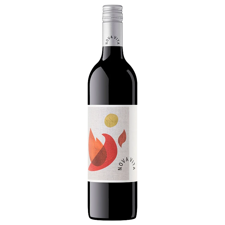 A bottle of 2019 Nova Vita Firebird 'Red Bird' Shiraz 750ml Red Wine