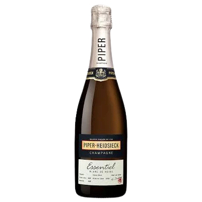 A bottle of Piper Heidsick Essential Blanc de Noir Reims NV 750ml Sparkling Wine