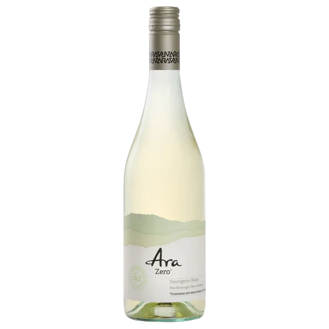 A bottle of NV Ara SE SB Zero Alcohol Marlborough 750ml White Wine