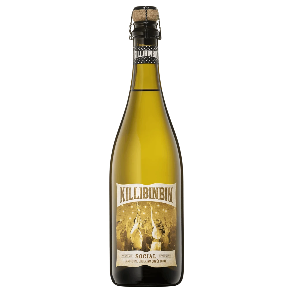 A bottle of NV Killibinbin Social Brut Langhorne Creek 750ml Sparkling Wine