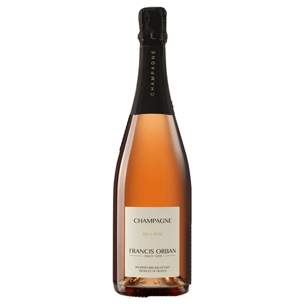 A bottle of Francis Orban Champagne Cuvée Brut Rosè NV 750ml Red Wine