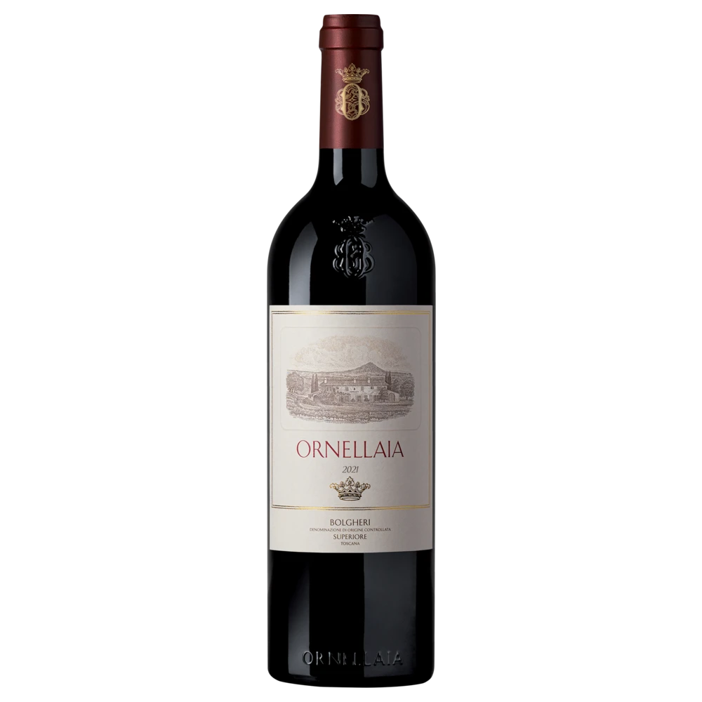 A bottle of 2021 Ornellaia 3000ml Red Wine
