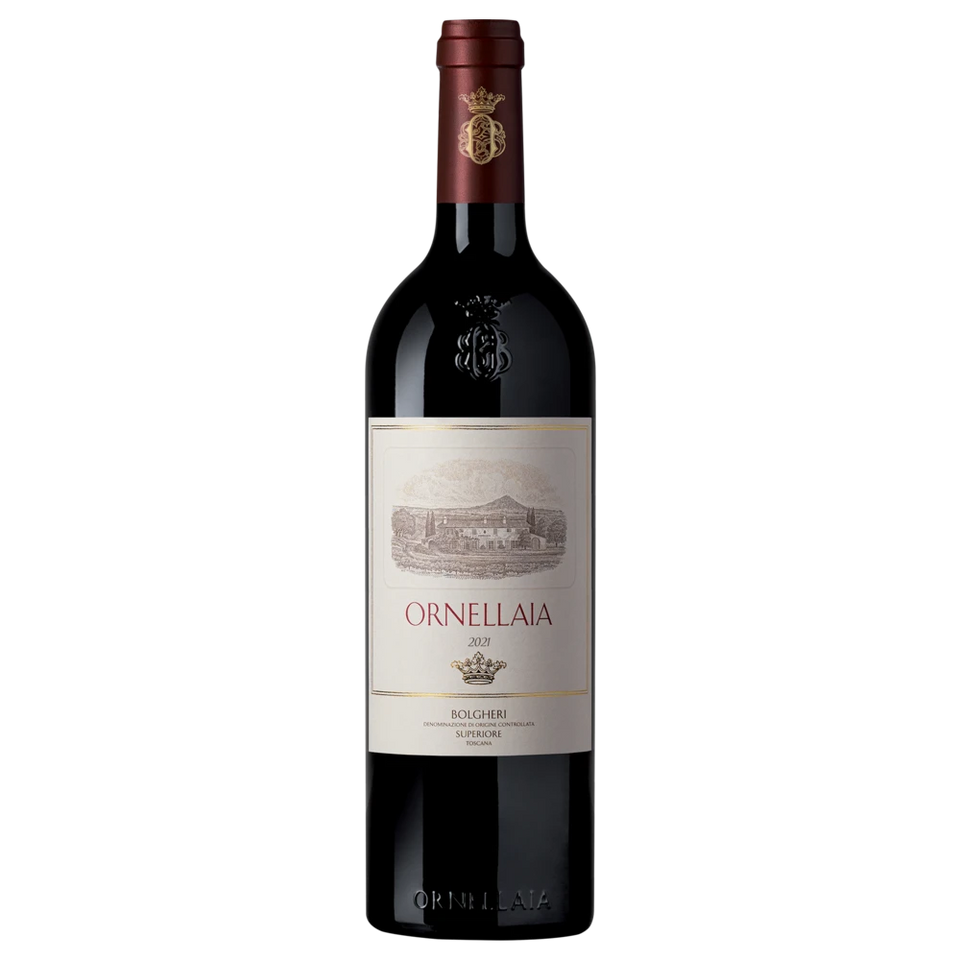A bottle of 2021 Ornellaia 3000ml Red Wine