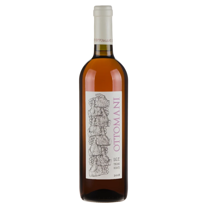 A bottle of Ottomani Rosato Toscana IGT 2018 750ml Red Wine