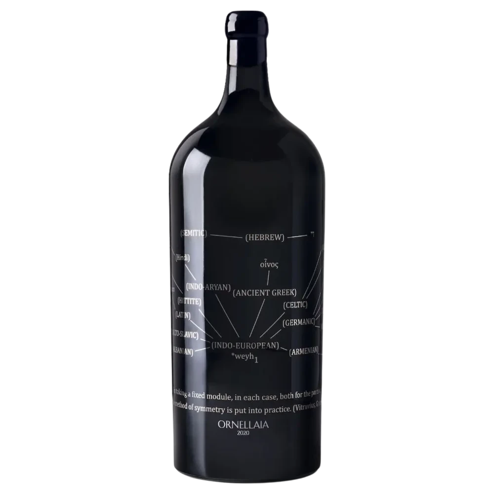 A bottle of 2020 Ornellaia Vendemmia"Proporzionne" 3000ml Red Wine