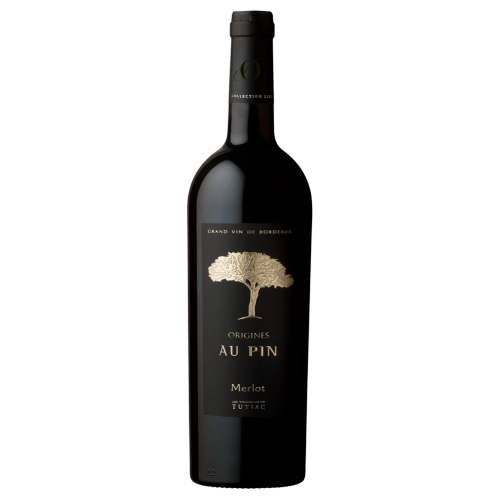 A bottle of 2016 Tutiac Origines Au Pin Blaye Côtes de Bordeaux Rouge 12.5% 750ml Red Wine
