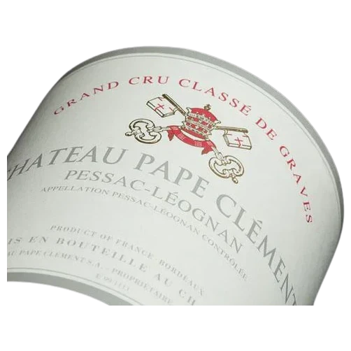 A bottle of 2020 Chateau Pape Clement 750ml Red Wine