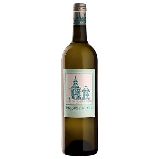 A bottle of 2018 Les Pagodes De Cos Blanc 750ml White Wine