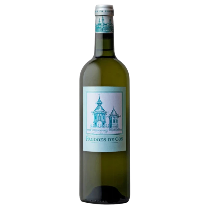 A bottle of 2022 Les Pagodes De Cos Blanc 750ml White Wine
