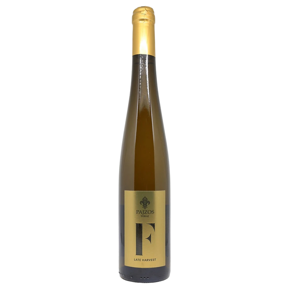 A bottle of 2018 Pajzos Furmint F Late Harvest Cht Clinet Estates Collection 500ml White Wine