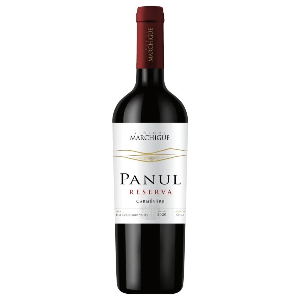 A bottle of 2022 Panul Reserva Carmenere 750ml Red Wine